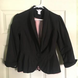 Candies Black Blazer Size M (EUC)